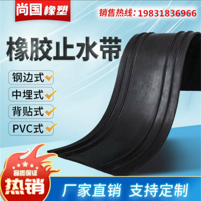 橡胶止水带/300/400/651型中埋式背贴式钢边式外贴建筑工程防水带