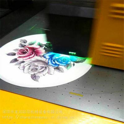 温州人造皮革图案印花机 皮革LOGO喷印机 仿***革商标UV打印机