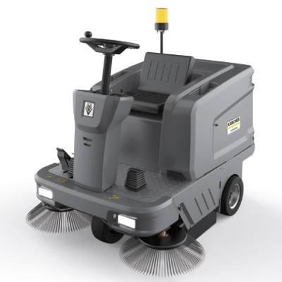 凯驰km130130r驾驶式扫地车物业保洁路面清洁车天津扫地机