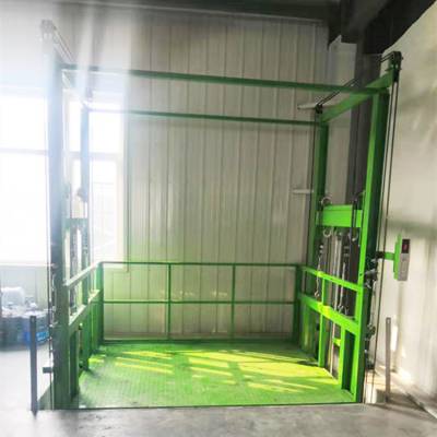 邢台厂家定制安装SJD9米二层厂房货梯 导轨式升降平台 工厂简易电梯
