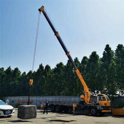 農用自卸平板拖車 拖拉機牽引平板車 拖拉機隨車吊 啟翔生產製造