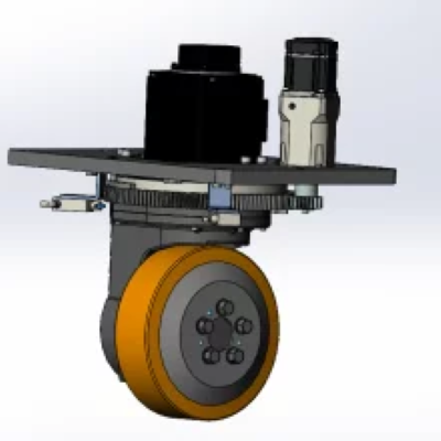 国产伺服轮TEC系列背负式AGV驱动轮电车电机舵轮电动叉车动力舵机
