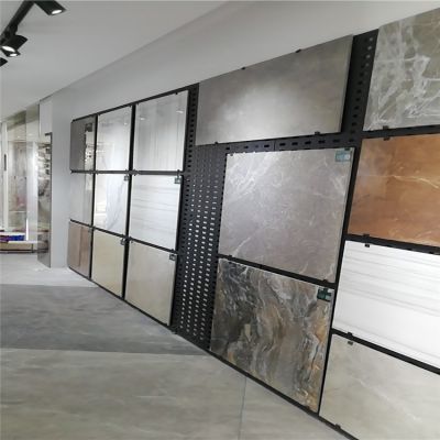 大理石展板 中山市600瓷砖展架 品牌厂家陶瓷展柜冲孔板