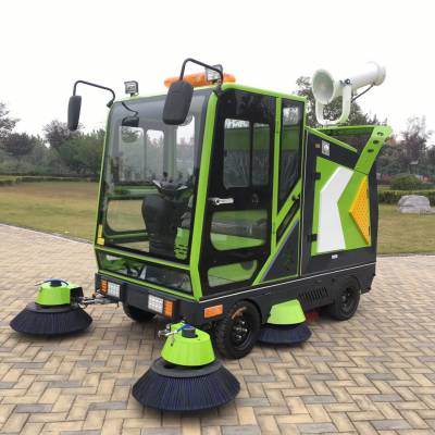 河北工厂物业路面清扫车新能源小型扫地车环卫景区垃圾扫路车