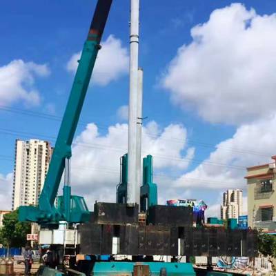 春雨绵绵场地烂肇庆市德庆县桩机公司静压桩价格坚持开工不后退