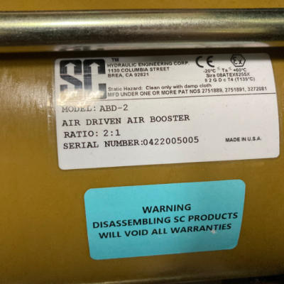 ƹӦ SC Hydraulic ѹ ABD-2