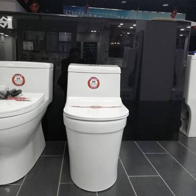 恒生洁具厂批发超漩虹吸式座便器直冲式陶瓷坐便器横排陶瓷马桶工程蹲