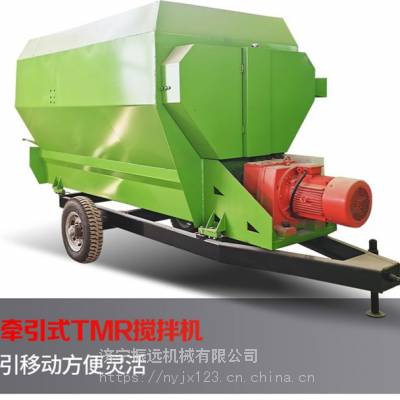 牛羊草料粉碎拌料机 养殖场双轴拨齿搅拌机 牛场牧草混合机