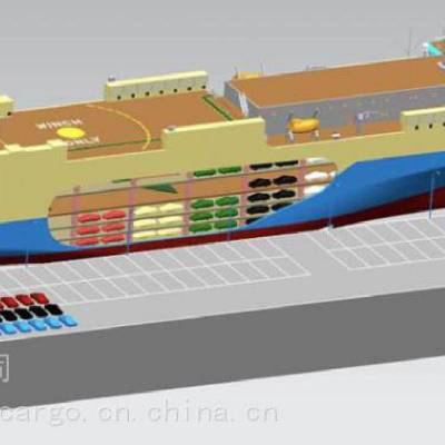 自卸式、特殊结构半挂车Hanko汉科芬兰滚装船RORO船运输