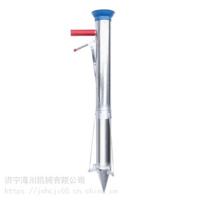 单把栽苗器 不锈钢栽苗器 手提式蔬菜苗移栽器