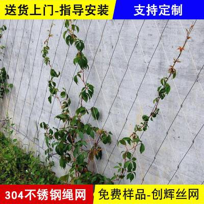 萍乡304不锈钢绿植攀爬网 绿植攀爬钢丝绳网