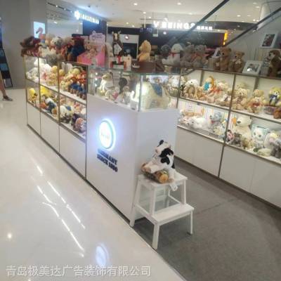 设计定制首饰展柜 木质玻璃柜子 饰品展示架子