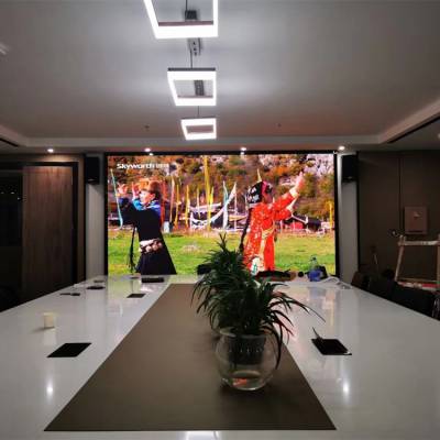 会议室视频会议12平方米全彩LED显示大屏幕P2P1.6型号价钱
