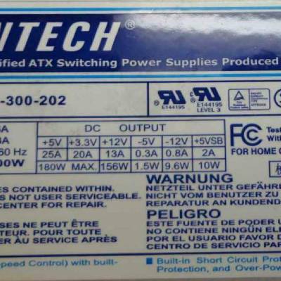 HIGH POWER HPC-300-102 REV.DF 300W ATX 工控机电源