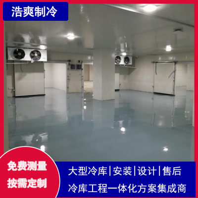 浩爽制冷 血浆冷库建造设计，医药库冷库厂家