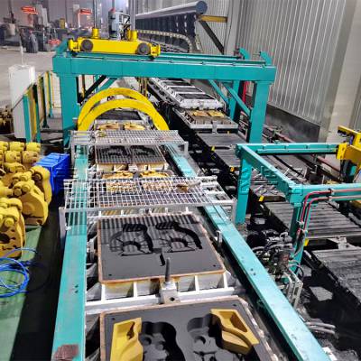 全自动造型机铸造生产线 静压线铸造的工艺 农机配件造型设备