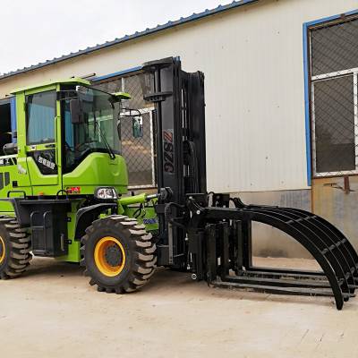 大轮胎越野叉车作业稳定 四驱分体变速箱质量