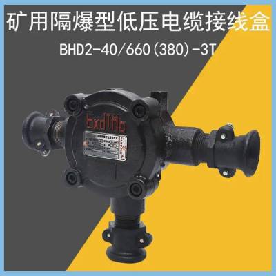 BHD2-40/660(380)-4T矿用防爆四通接线盒 40A低压电缆接线盒