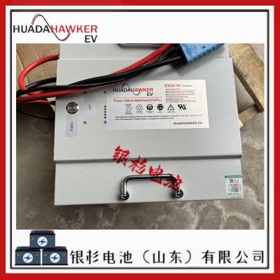 可定制HUADAHAWKER EV系列铁锂动力电池AGV锂电池EV24-80 24V-80AH