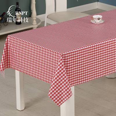 RNHS瑞年 供应各种款式颜色餐桌布格子桌布 防水台布PVC塑料桌布