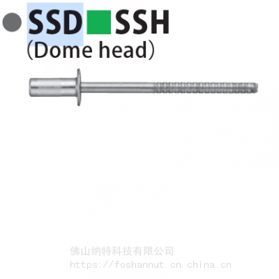 铆钉 POP 闭口型不锈钢 抽芯铆钉 SSD41SSH