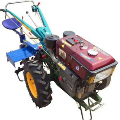 柴油电启动小型手扶拖拉机 耕地机 坐式拖拉机 手扶小型旋耕机