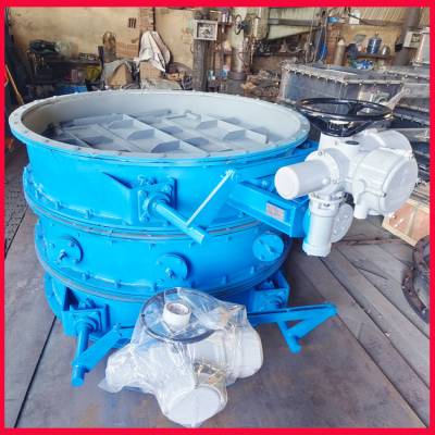 锅炉温度调节风门翻版叶片手动调节风门柏润制造商