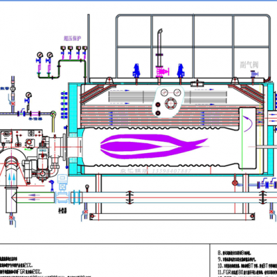 WNS1.4-85/60-YQ低氮燃气热水锅炉 120万大卡1400KW真空热水锅炉