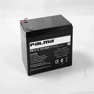 PALMA八马蓄电池PM12-12 12V12AH 电梯应急门禁消防电池