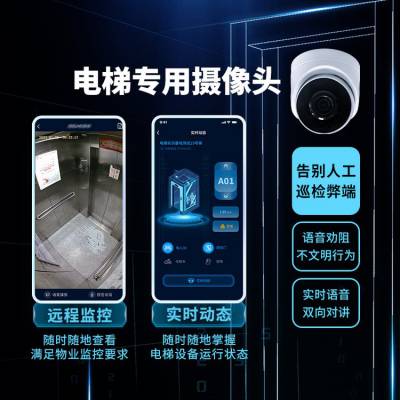 电梯轿厢监控摄像头厂家，智慧电梯物联网系统公司-宝蓝实业