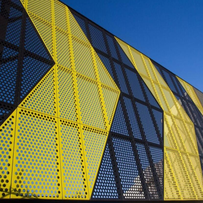 建筑外立面冲孔装饰铝单板潮流个性风格