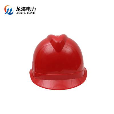 ABS工地施工透气安全帽/建筑工程印字安全帽监理***头盔