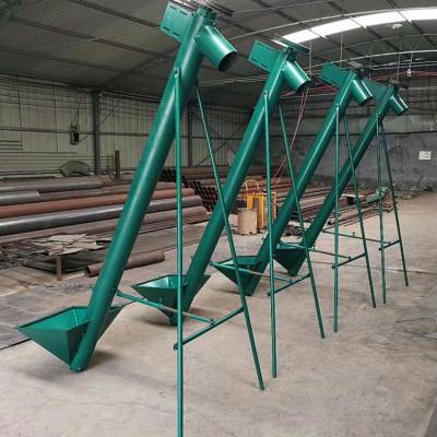 小型粮食绞龙输送机 万隆 移动式螺旋上料提升机 占地面积小