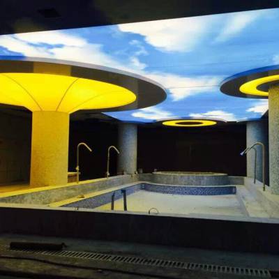 软膜天花销售 洗浴防水吊顶材料加工聚美厂家