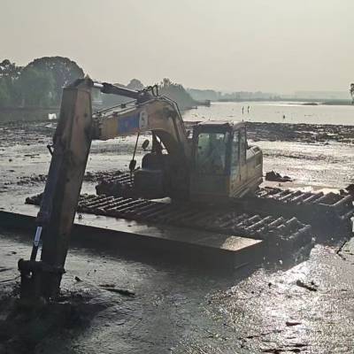 宿州水上挖掘机挖淤泥船式