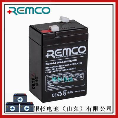 原装 REMCO蓄电池RM6-4.5移动记录仪 精密仪器电源6V-4.5AH铅酸电池