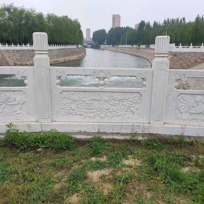 河道石材护栏供应-市政河道两侧石材栏杆定制安装
