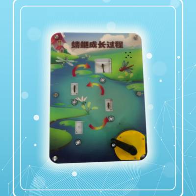 幼儿智慧科普走廊 壁挂科普展品、走廊科普互动展品与方案 蜻蜓的成长过程