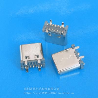 type-c14Pĸ H=9.3mm usb3.1ʽĸ ˫Ƭ ĽŲ 