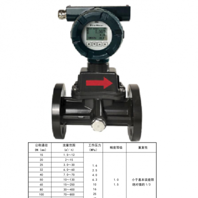 旋进旋涡流量计 型号 LUXB-DN32 库号 M325181