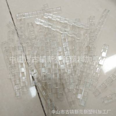 LED透镜 5050贴片灯珠专用 6连体透镜 硬灯条挡胶 进口PC料