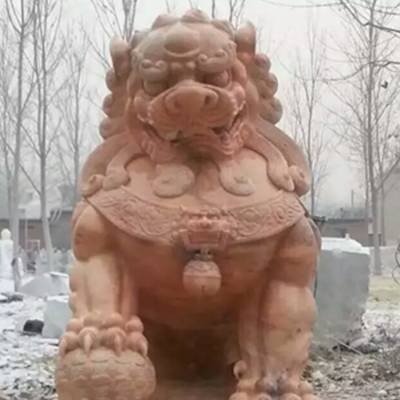 加工汉白玉石狮子 供应精品汉白玉石狮子 石雕狮子汉白玉石狮
