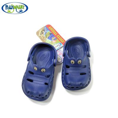 2020新款polliwalks童鞋卡通3D儿童洞洞鞋户外休闲防滑沙滩鞋亲子宝宝凉拖鞋夏