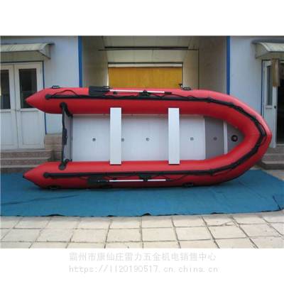 海上人员物资运送装备防汛橡皮舟充气式钓鱼船铝合金底充气船