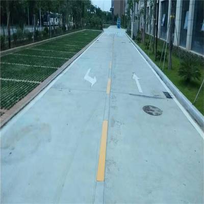 电子电器工厂道路地面划线。深圳车间规范画线服务