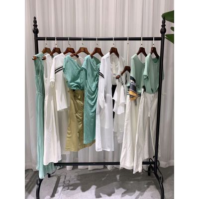 ***女装 帛卡袖19夏装 品牌折扣女装批发走份货源进货渠道