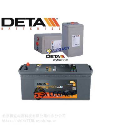 德国DETA蓄电池12VEG100F深层放电 高输出胶体电池 银杉蓄电池零部件