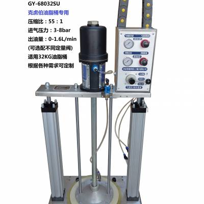 68032SU气动黄油加注机不锈钢双立柱克虏伯油