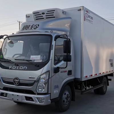 2米蓝牌冷链车 奥铃速运国六冷柜车