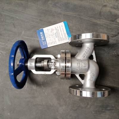 JH41W-16P 手动法兰不锈钢截止止回阀结构形式与截止阀相似